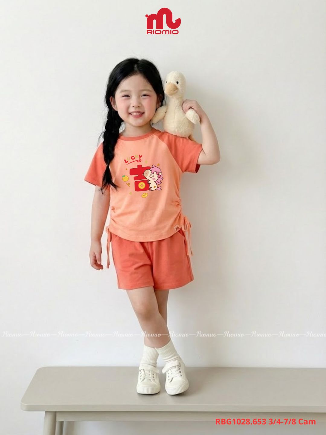 Bộ cotton cộc tay 3-8 tuổi