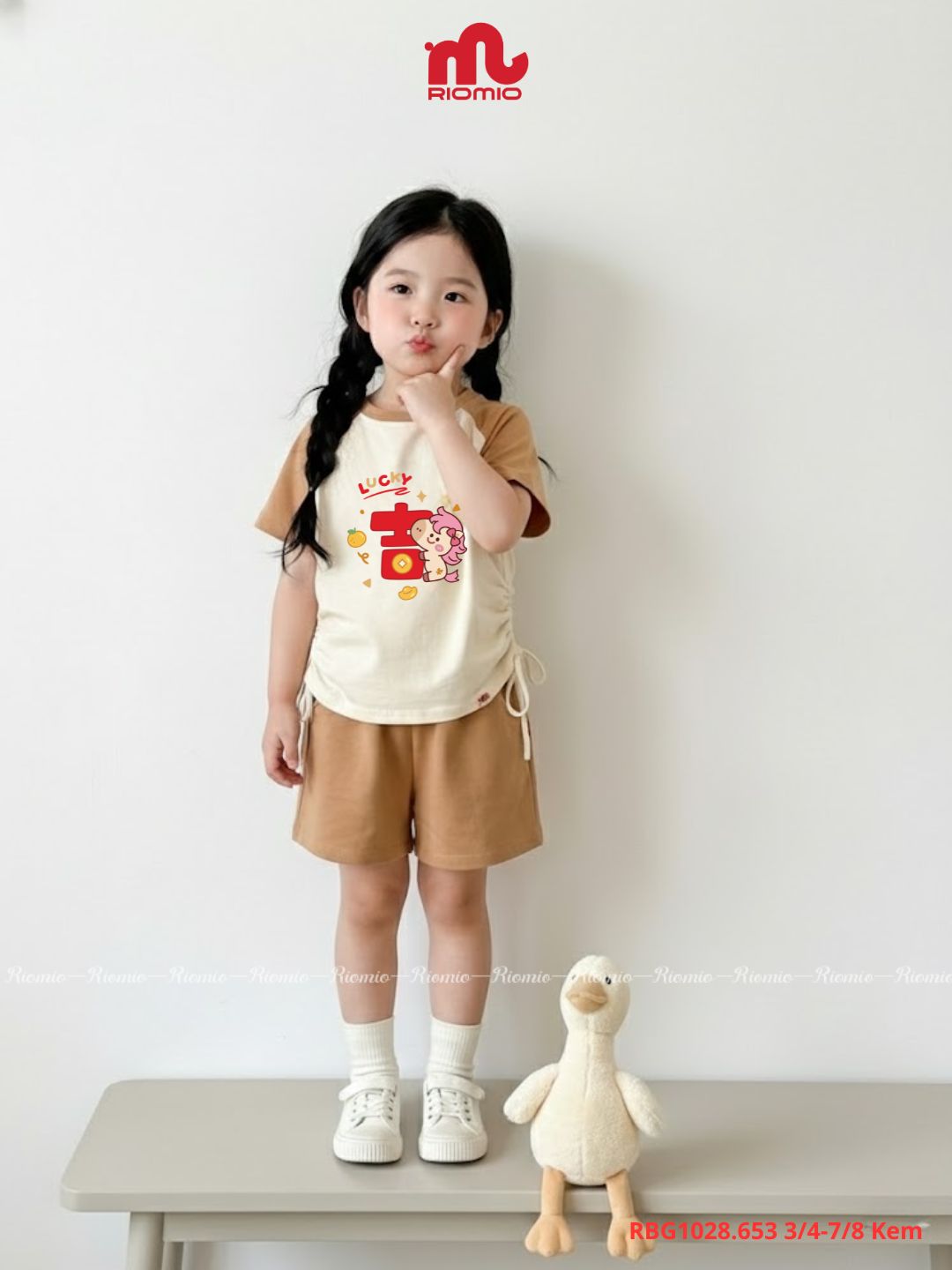 Bộ cotton cộc tay 3-8 tuổi