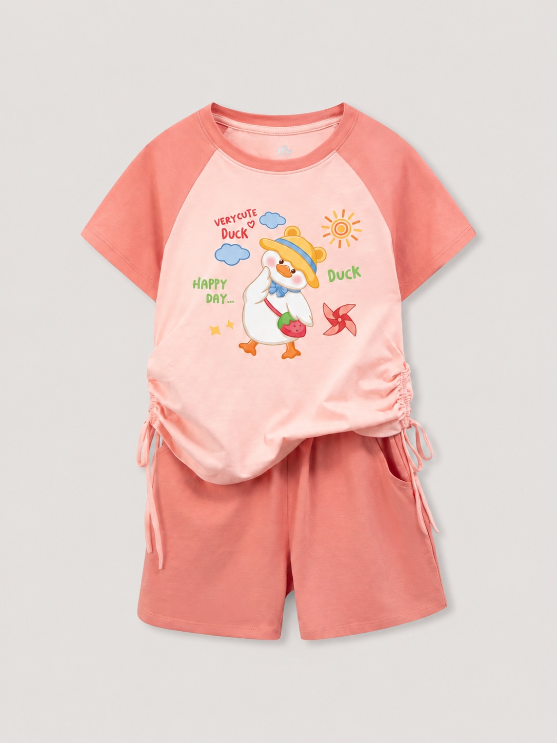 Bộ cotton cộc tay 3-8 tuổi