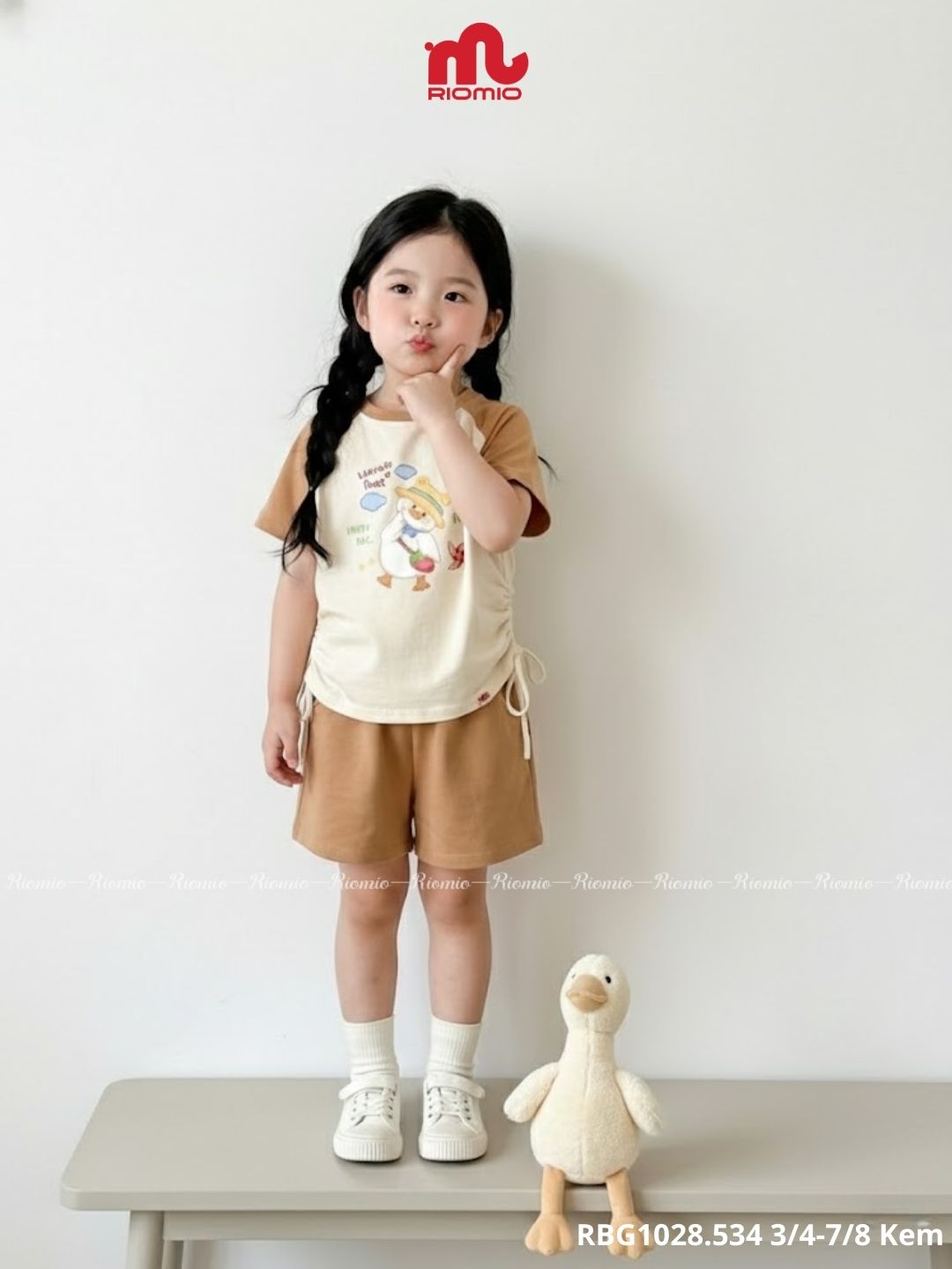Bộ cotton cộc tay 3-8 tuổi