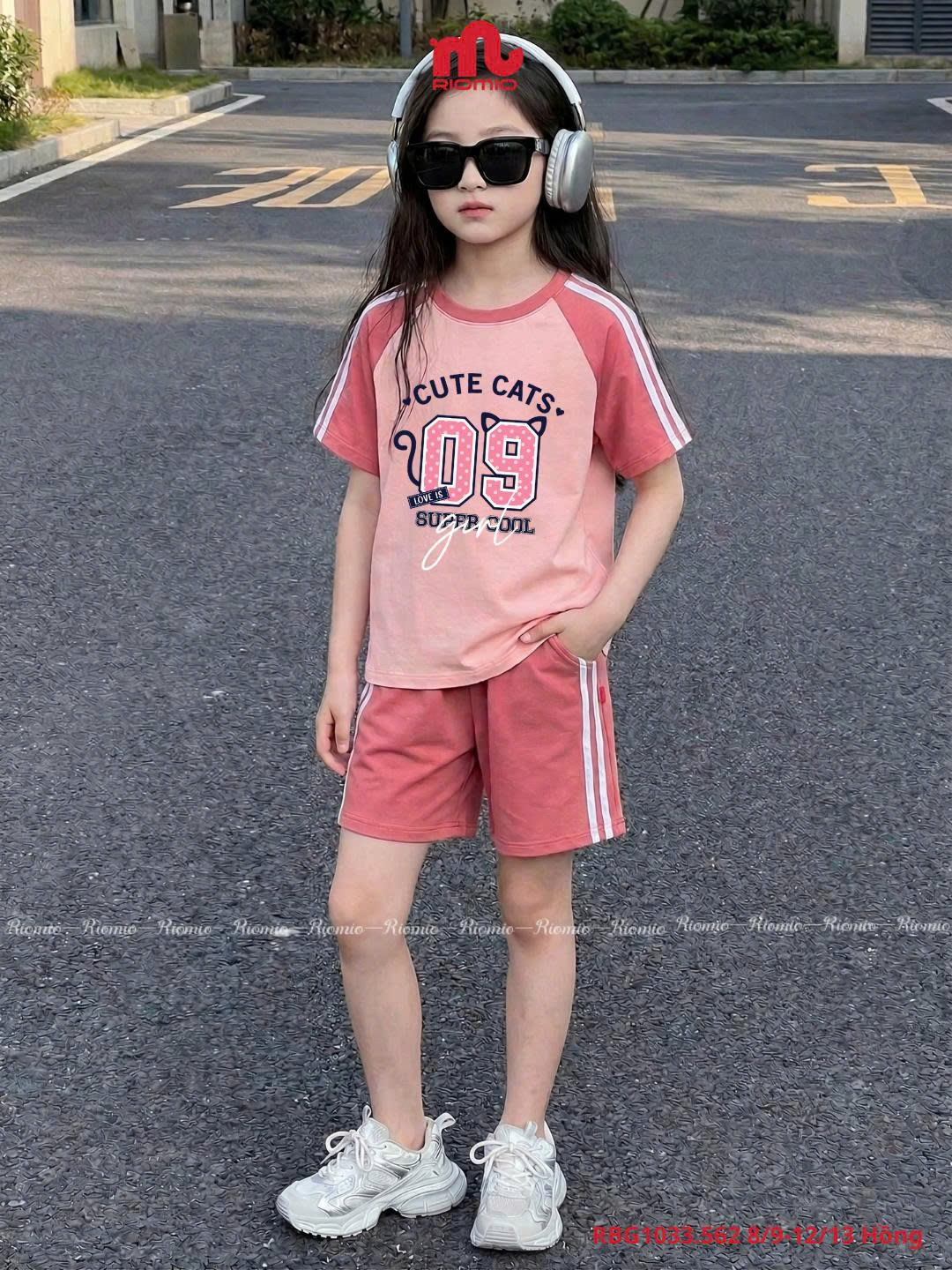 Bộ cotton cộc tay 8-13 tuổi