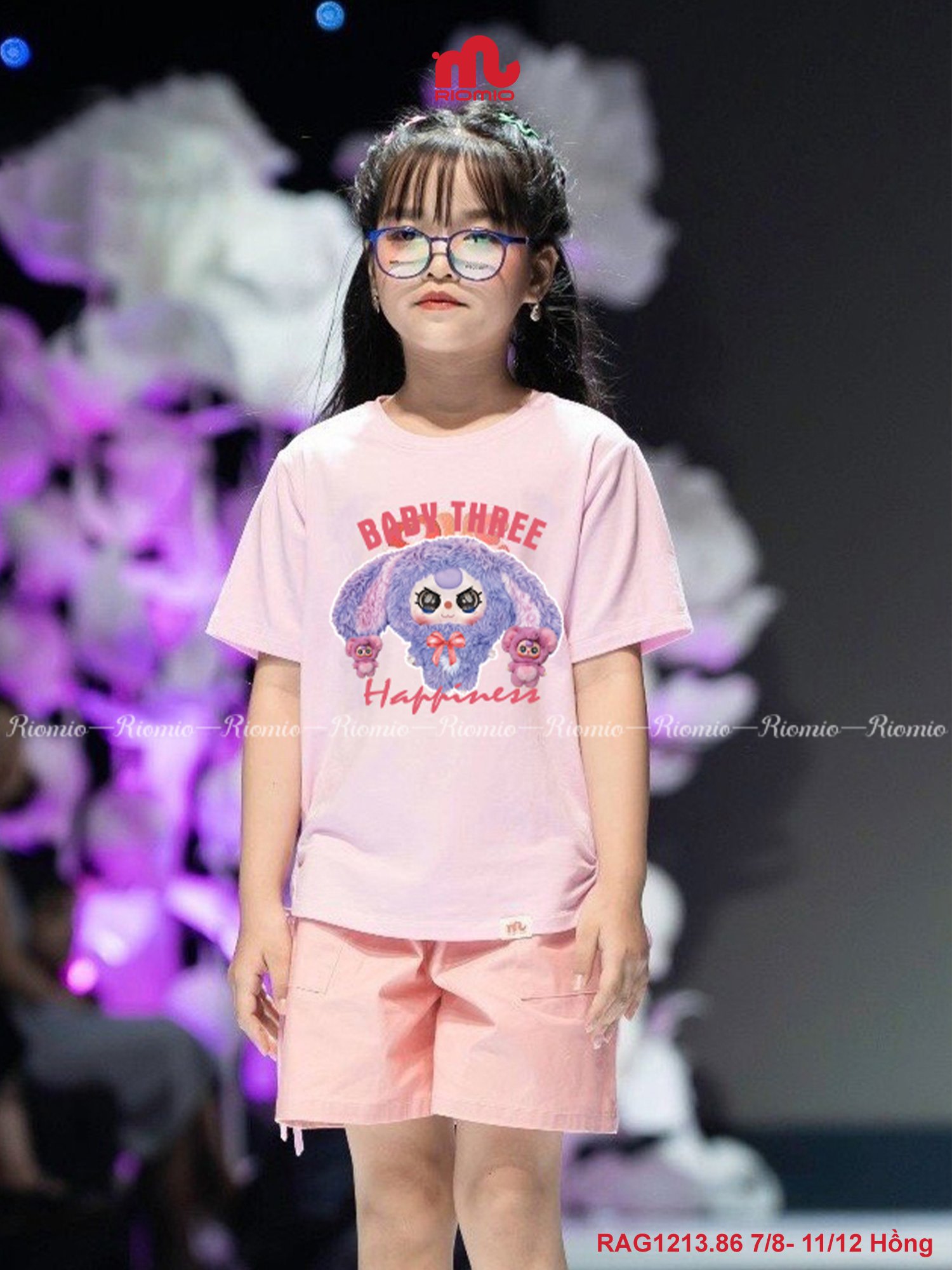 Áo cotton Bé gái rút dây (7-12 tuổi)
