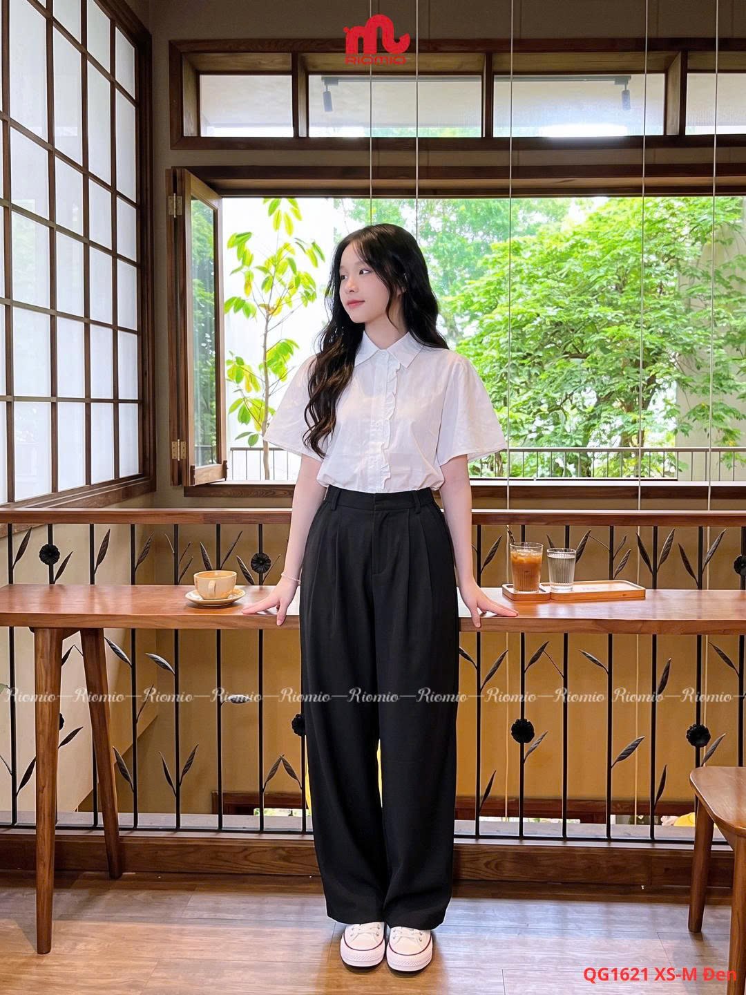 Quần âu suông rộng teen nữ XS-M