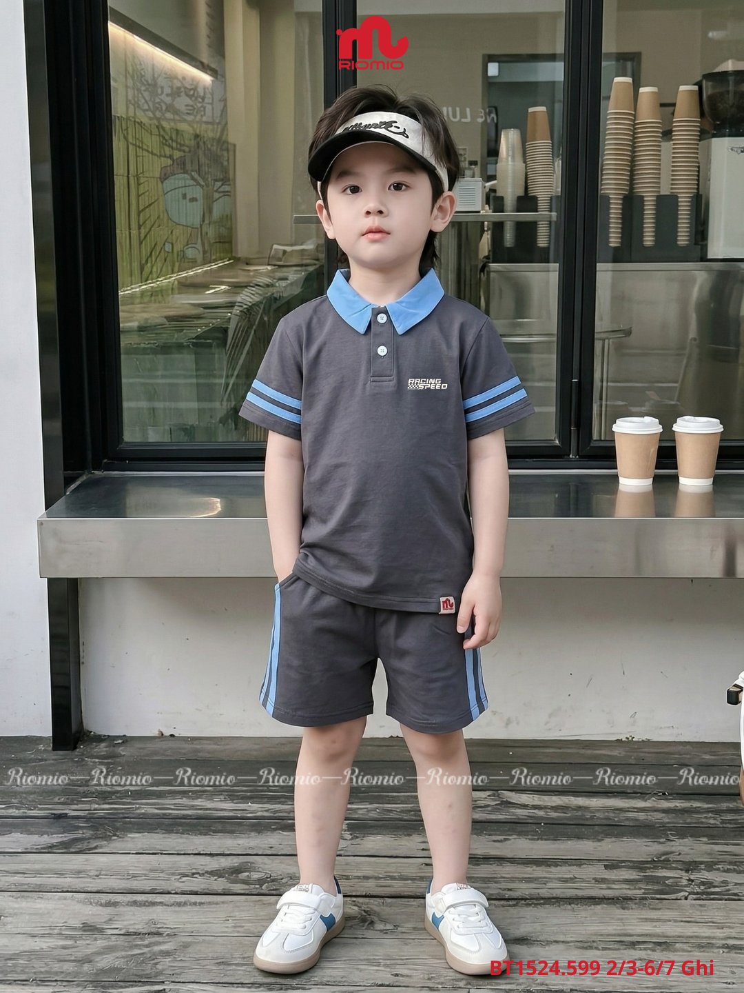 Bộ cotton bé trai 2-7 tuổi