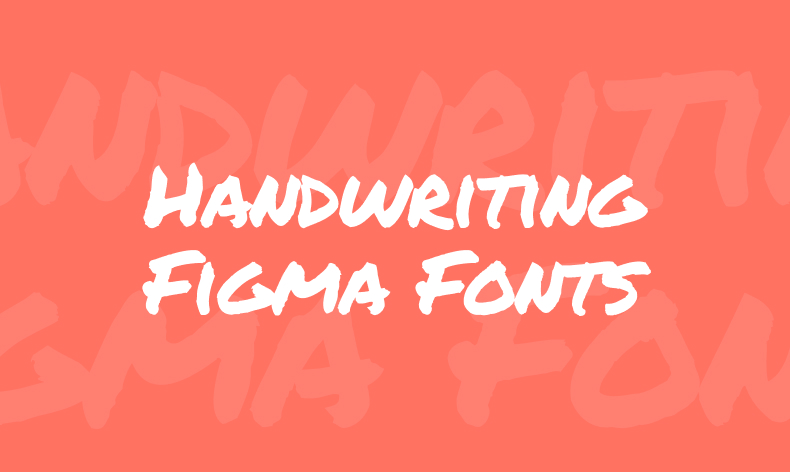 figma cursive fonts