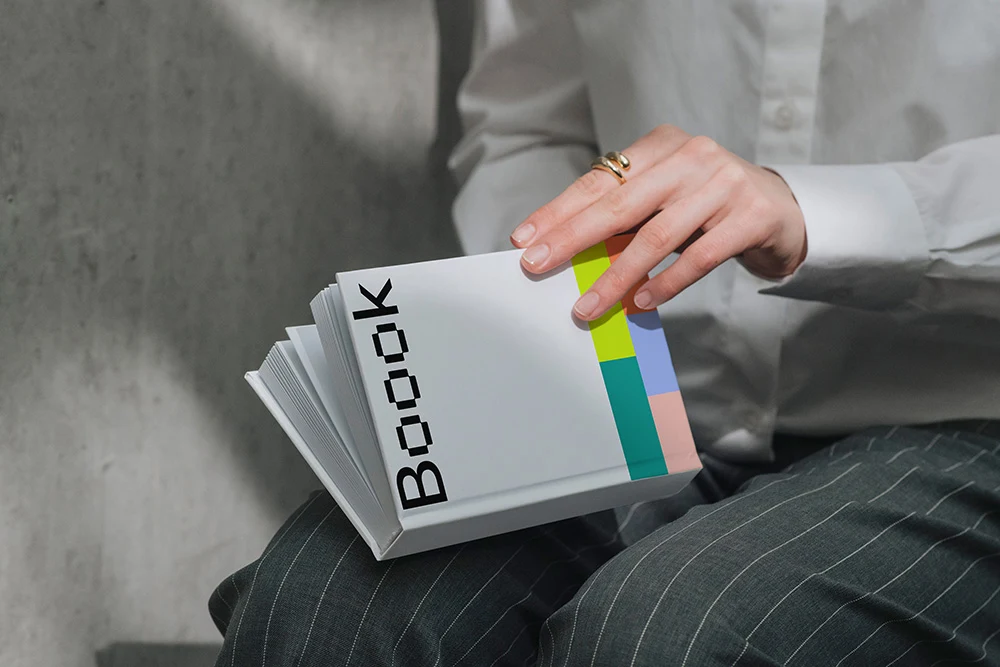 Mockup de livro em formato A