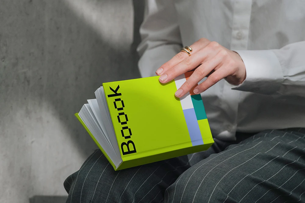 Mockup de livro em formato A