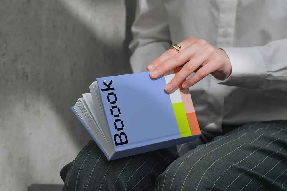 Mockup de livro em formato A