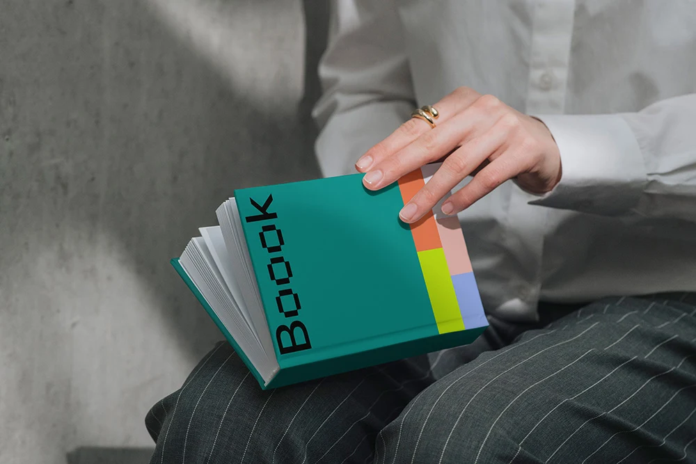 Mockup de livro em formato A