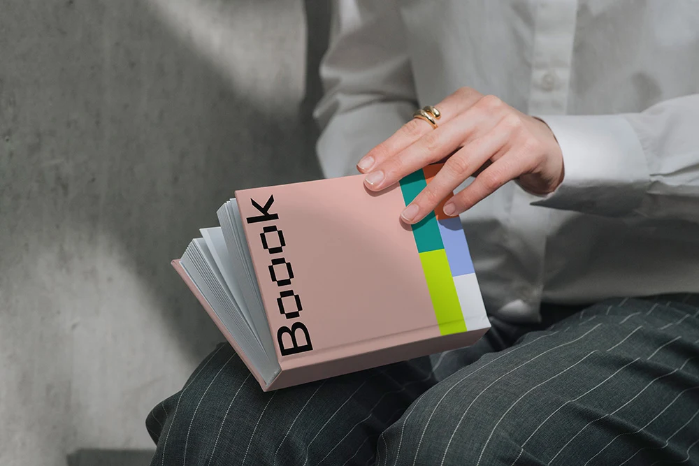 Mockup de livro em formato A