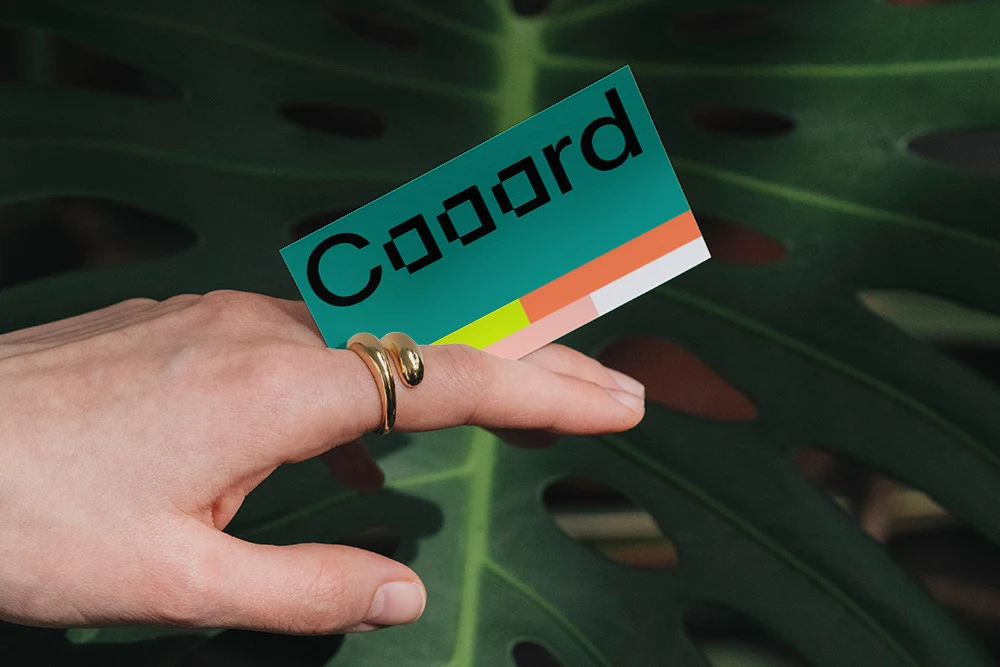 Mockup de cartão de visita da UE