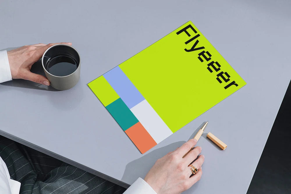 Mockup gratuito de papel