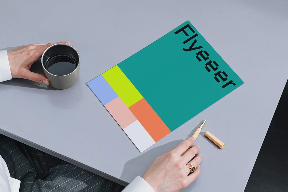 Mockup gratuito de papel