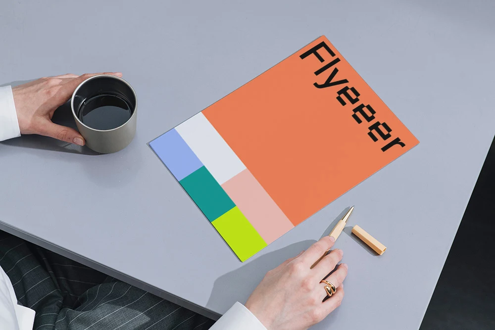 Mockup gratuito de papel