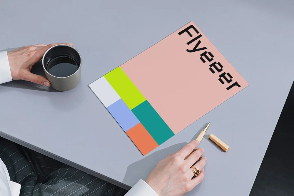 Mockup gratuito de papel