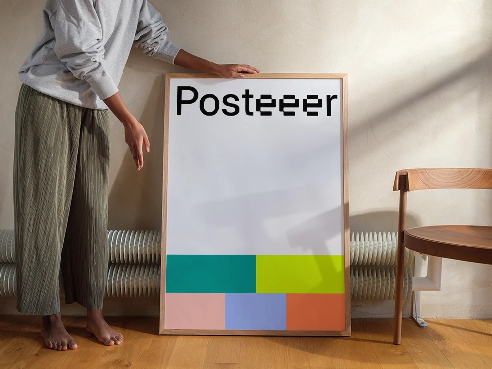 Mockup gratuito de pôsteres