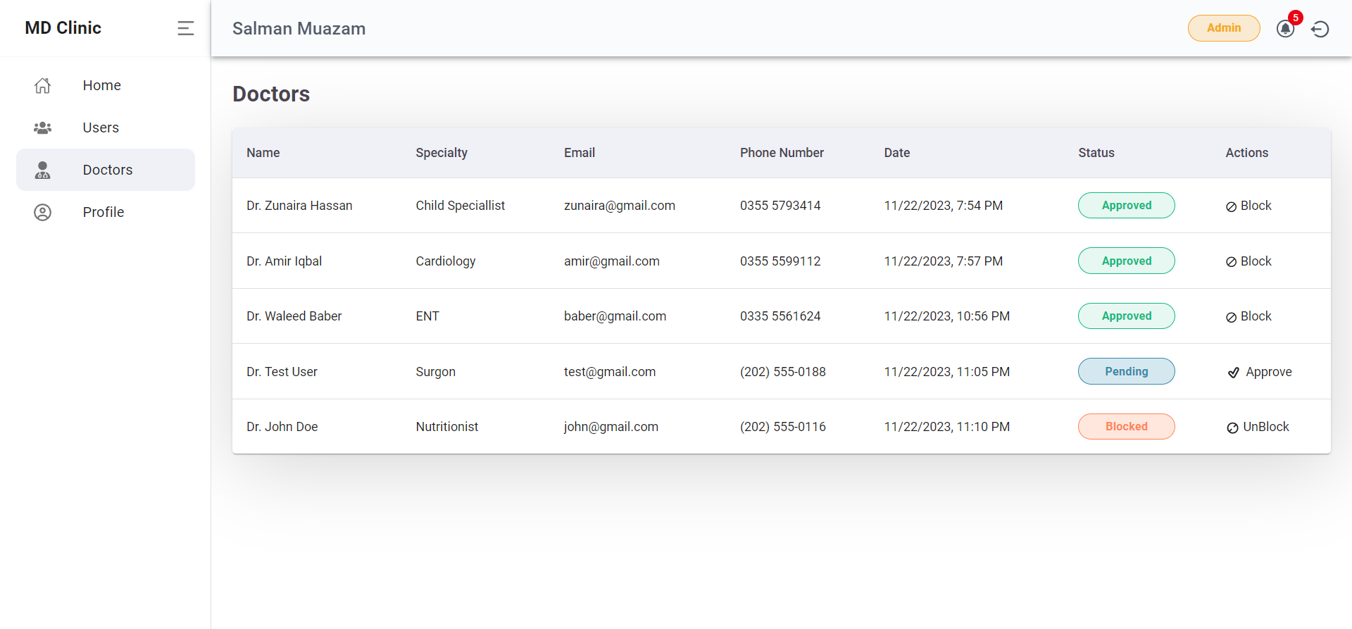 Doctor Appointment App