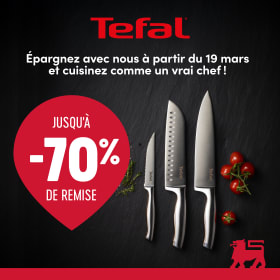 🔪Épargnez pour des couteaux Tefal