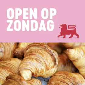 Zondag geopend tot 18u 🤩