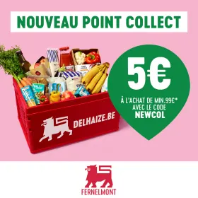 🛒 Nouveau dans votre Delhaize Fernelmont : le service Collect !