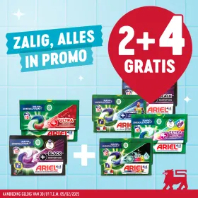 Geniet van onze promo 2+4 gratis, geldig vanaf 30/01 t.e.m. 5/02/2025 