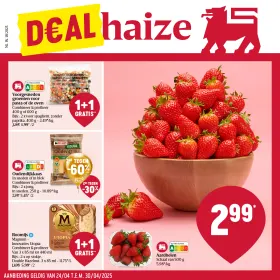 Promoties geldig van 24/04 t.e.m. 30/04/2025 in j