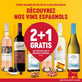Découvrez nos vins Espagnols