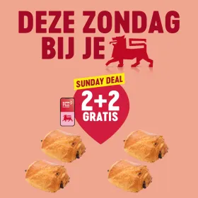 Chocoladekoeken 2 + 2 gratis  