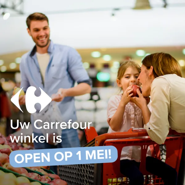 Uw Carrefour winkel is open! 🛒