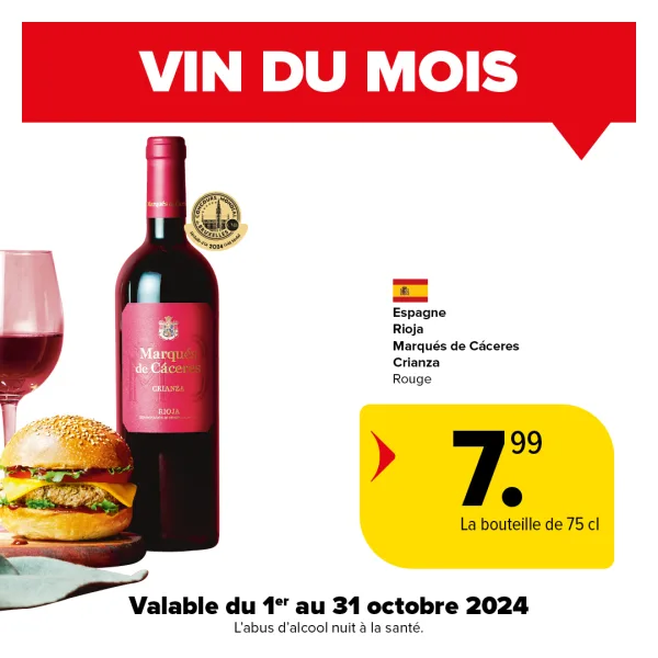 Vin du mois Ticket Publié