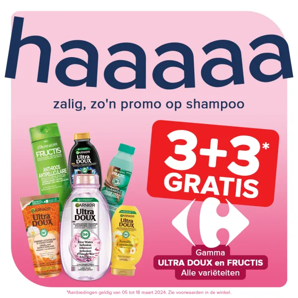 Bij Carrefour vind je alles voor jouw haaaaa