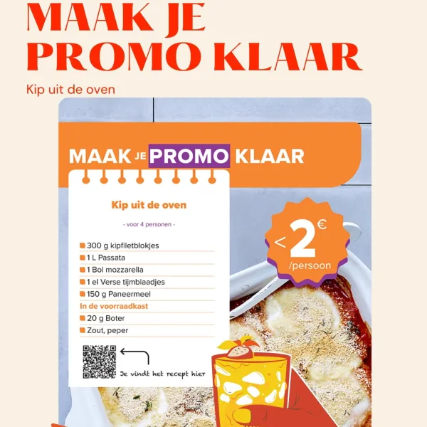 Maak je promo klaar! 🍗