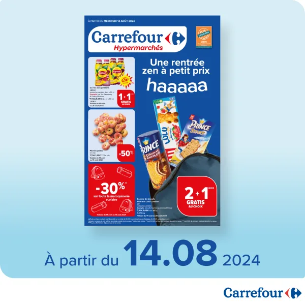 Les bons plans du folder Carrefour