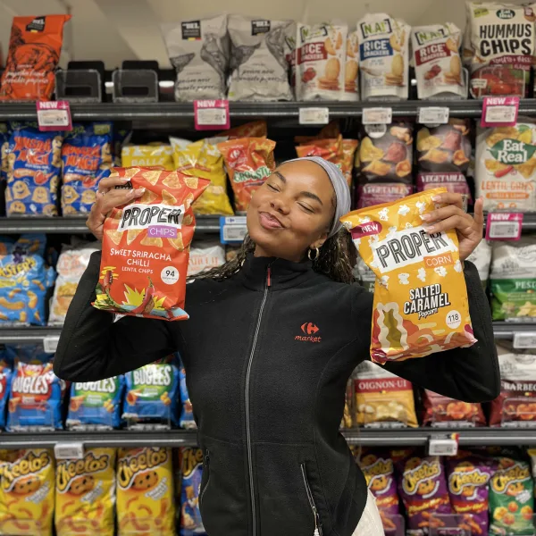 Proper Snacks au Carrefour Market du shopping de Woluwe
