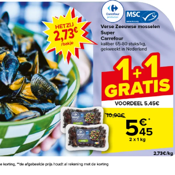mosselen 1+1