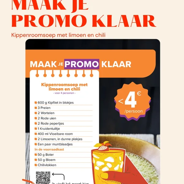 Maak je promo klaar! 🍲