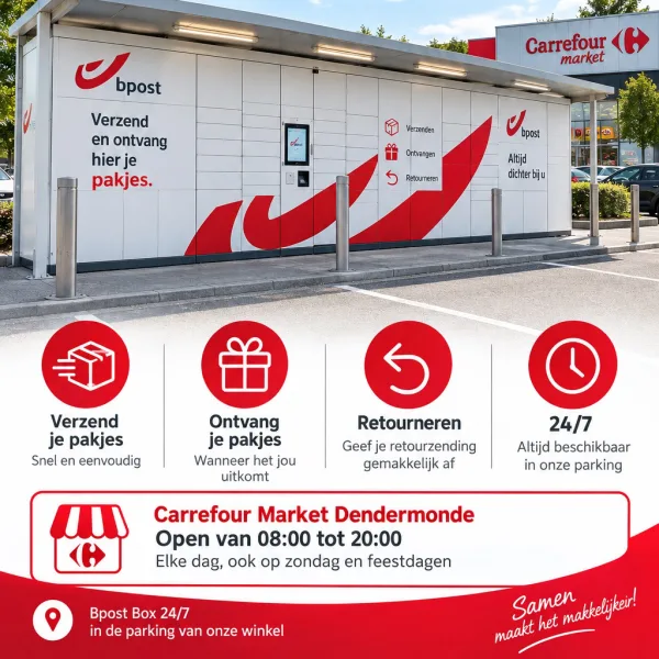 Bpost box 7/7 24 uur
