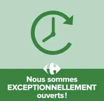 OUVERTURE EXCEPTIONNELLE