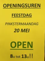 OPEN OP PINKSTERMAANDAG 🤩