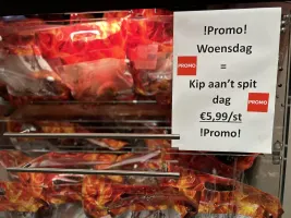 WOENSDAG = "KIP AAN'T SPIT" DAG 🤩