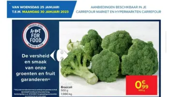 De versheid en smaak van onze groenten