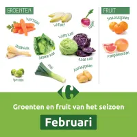 Seizoensfruit en -groenten: februari