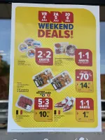 🔥 WEEKENDPROMO VANAF VANDAAG 04/07 T.E.M. ZONDAG 6/07