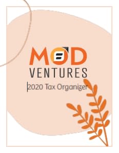 MOD Ventures tax organizer cover