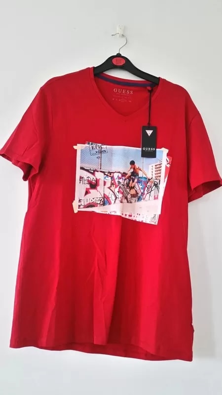 T-shirt homme Guess manches courtes