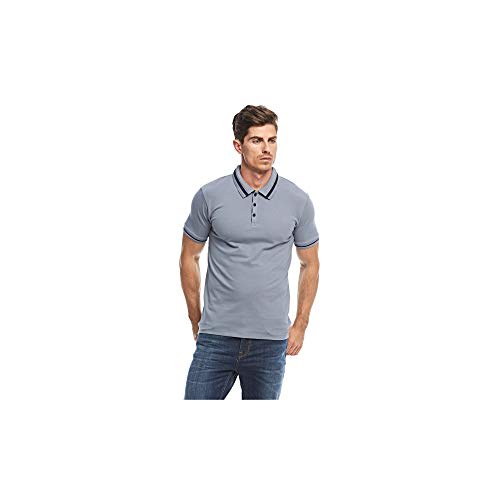 Guess Polo Homme Claud M92p08 Gris (rft)