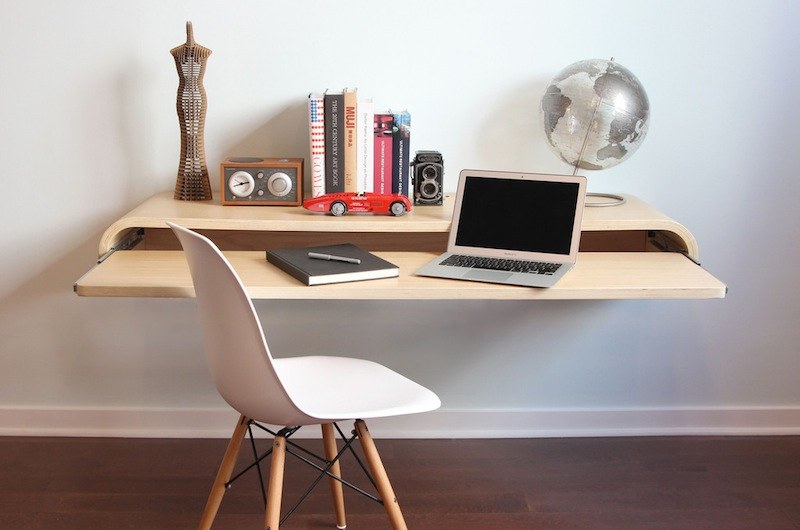 Minimal Float Wall Desk