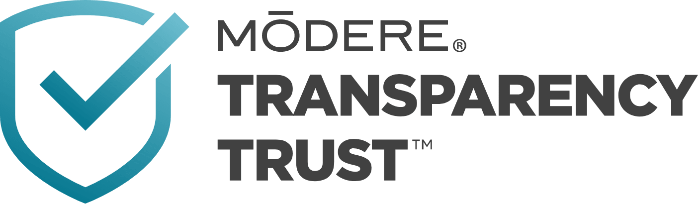 Modere Transparency Trust™ Logo