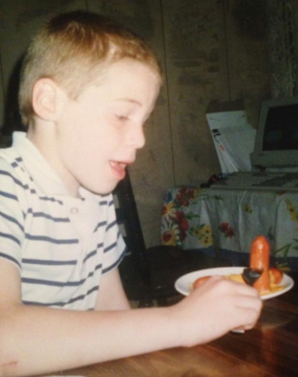 Kyle as a kid
