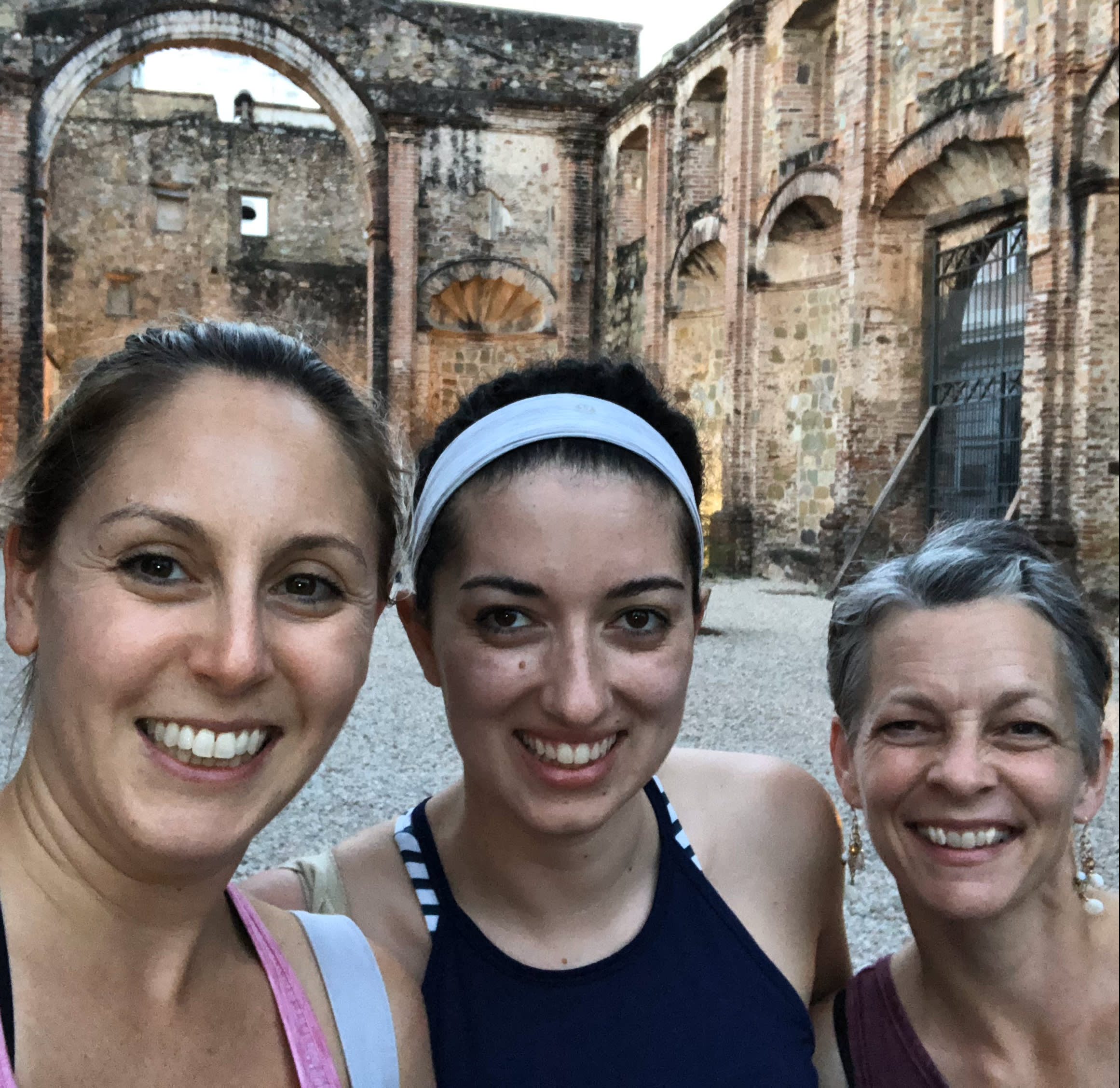 Three team members exploring Belize